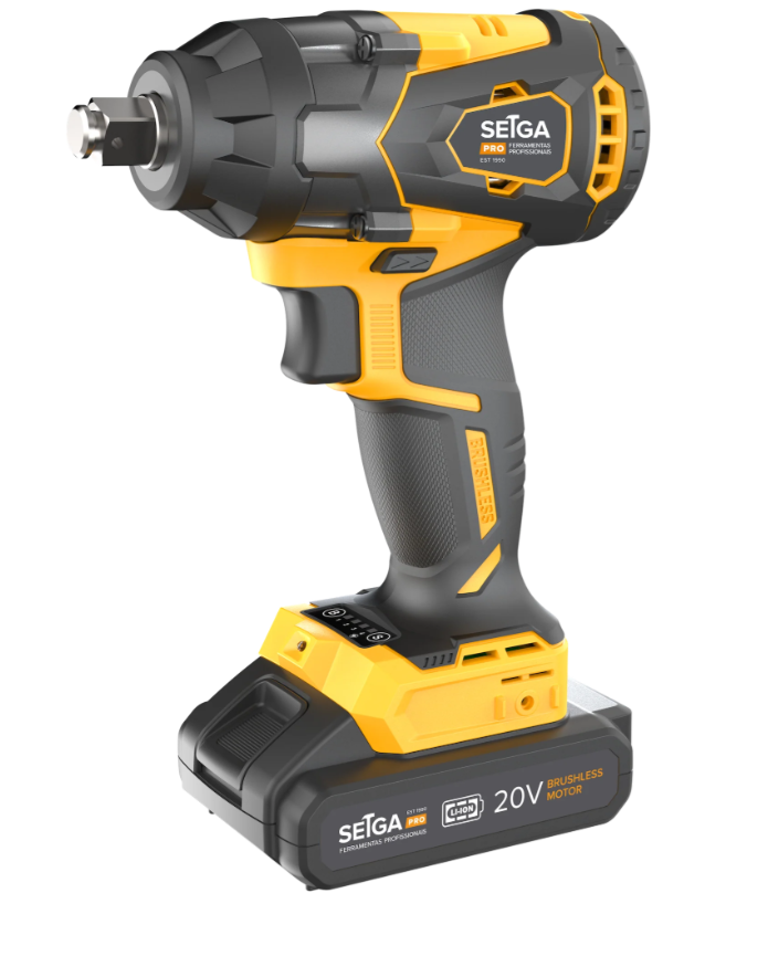 Chave de impacto a bateria 20V brushless SETGA PRO